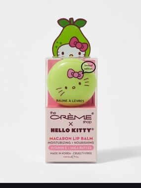 The Crème Shop x Hello Kitty Macaron Lip Balm - Juicy Pear